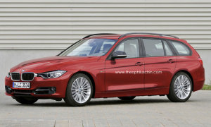 BMW Serie 3 Touring F31: primo rendering