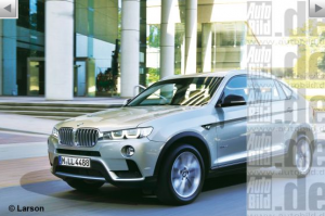 primo rendering per la BMW X4