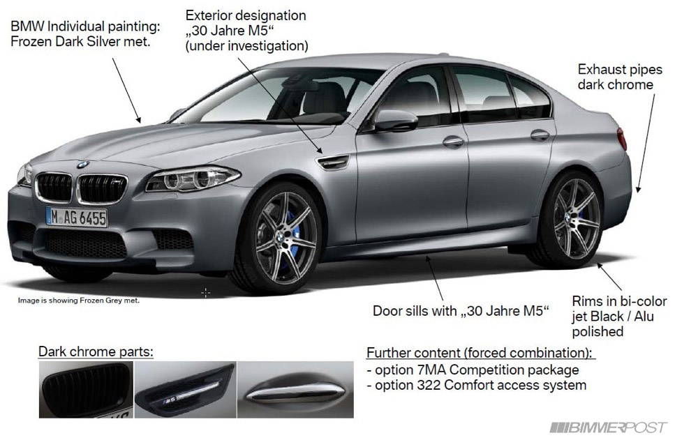 BMW M5 30th Anniversary Edition