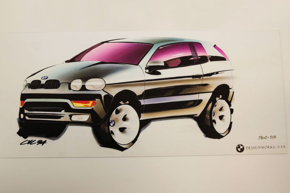 bmw x5 e53 sketch design bmw