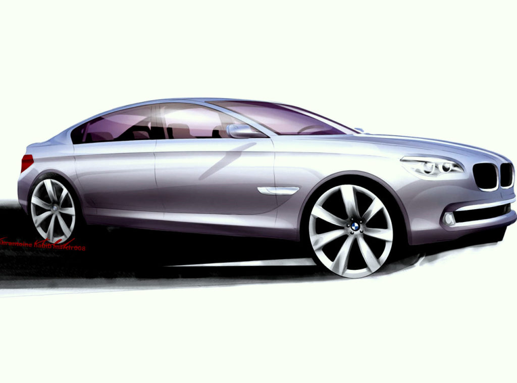 Karim Habib - BMW Serie 7 F01 Sketch