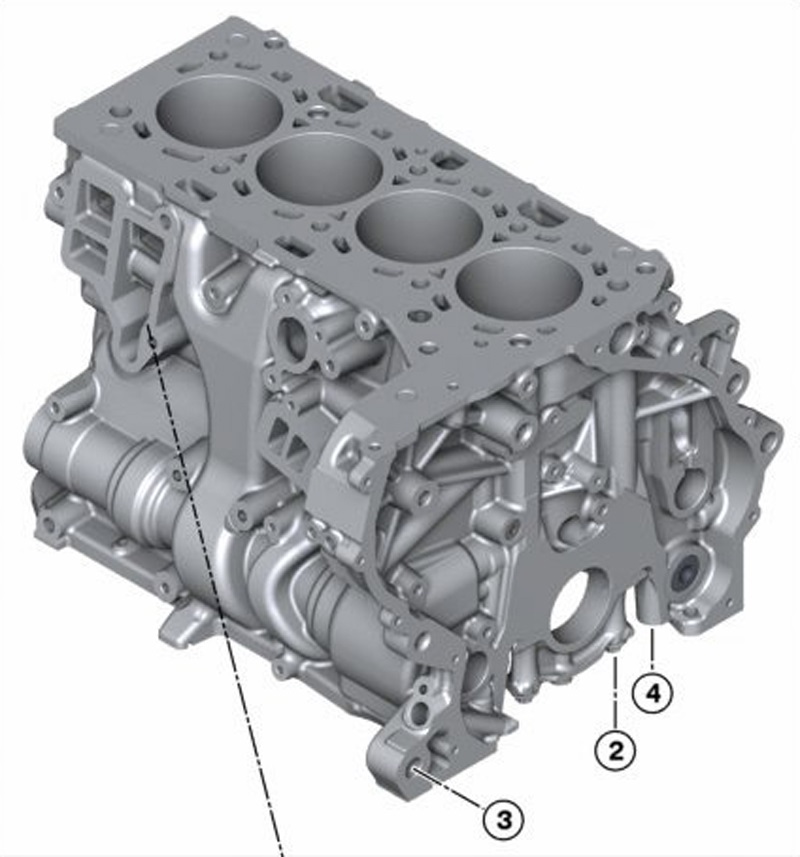 BMW B48 Engine Block - Closed Deck