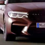 BMW M5 F90 Spy Frozen Burgundy Red