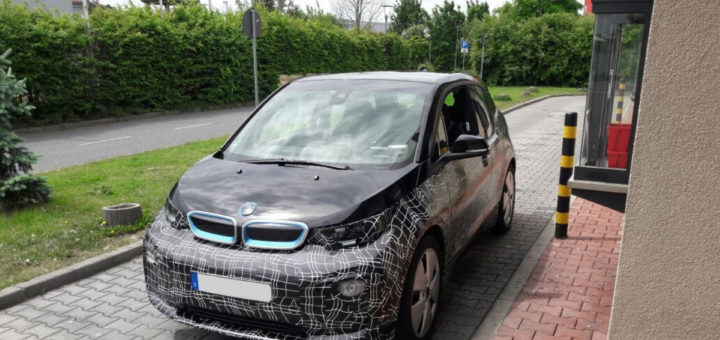 BMW i3S facelift Spy