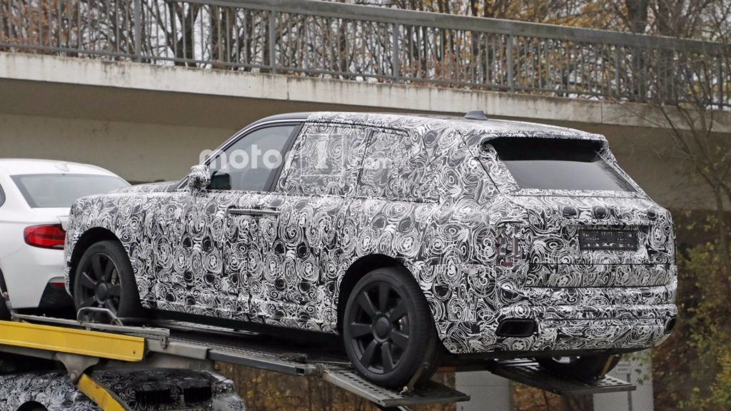 Rolls Royce Cullinan Spy trailer