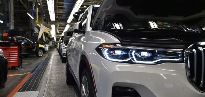 BMW X7 G07 Spy Production Line