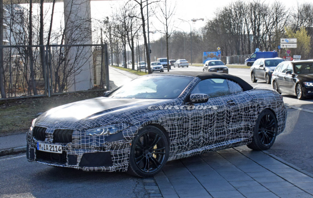 BMW M8 Cabrio Spy - BMW Serie 8