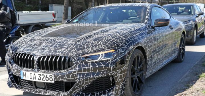 BMW M850i Coupe Spy 2019 G14 (5)