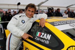 Alex Zanardi Hockenheim (DE) 16th October 2015. BMW Motorsport, Alex Zanardi (IT) BMW M4 DTM Race Taxi. This image is copyright free for editorial use © BMW AG (102015)
