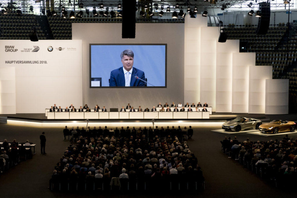 BMW Group AGM 2018 - Harald Kruger - BMW i - BMW - RollsRoyce - MINI