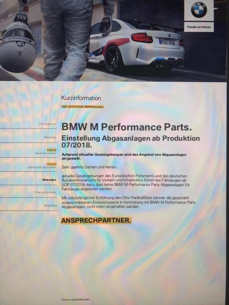 BMW M Performance Parts - BMW M2 Competition - Advert