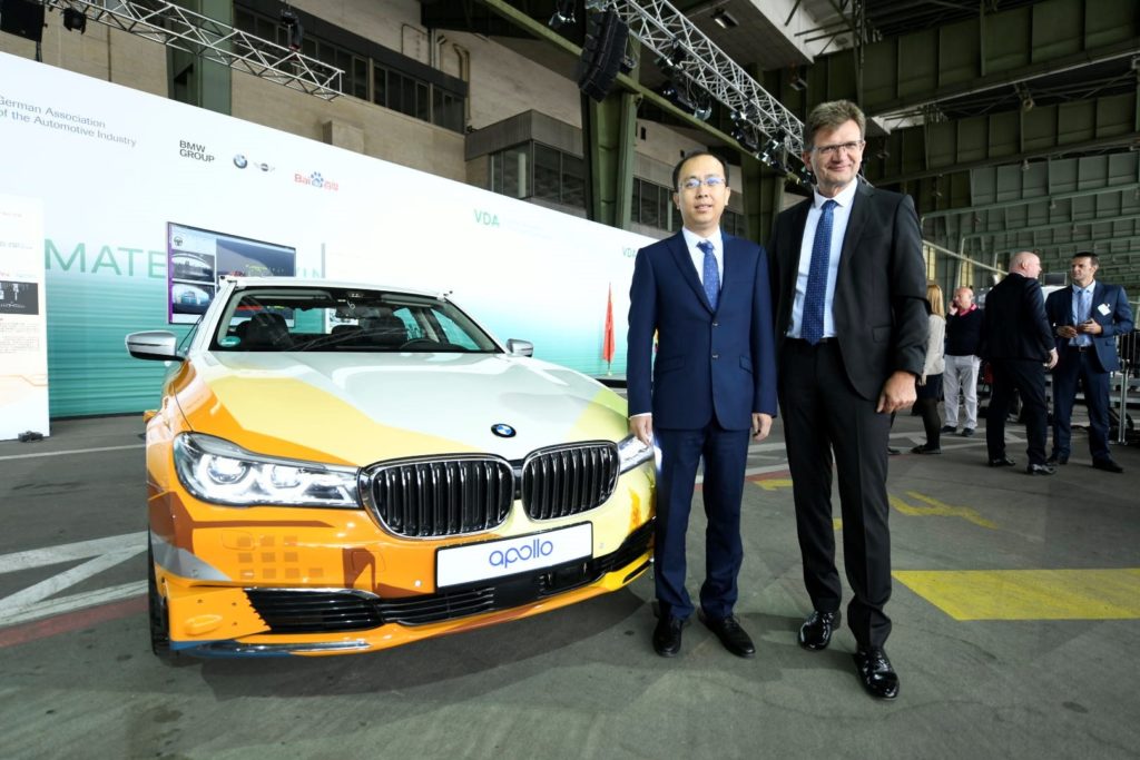 BMW Group - Baidu - Autonomous Driving 2018