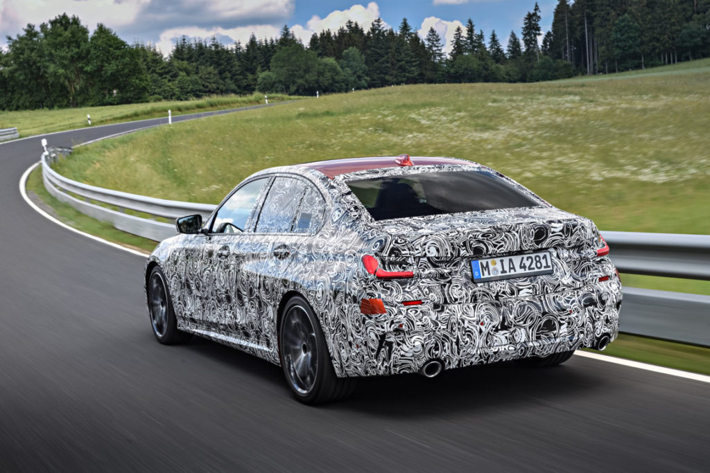 BMW Serie 3 G20 2019 Prototype Nurburgring Test Spy (12)