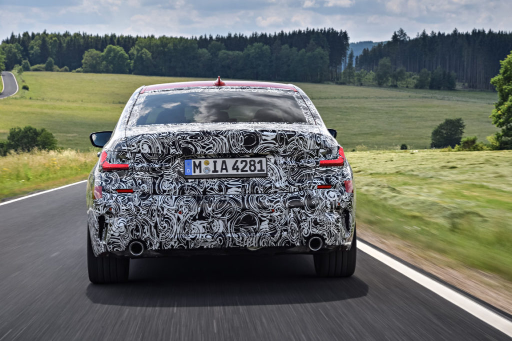 BMW Serie 3 G20 2019 Prototype Nurburgring Test Spy (14)