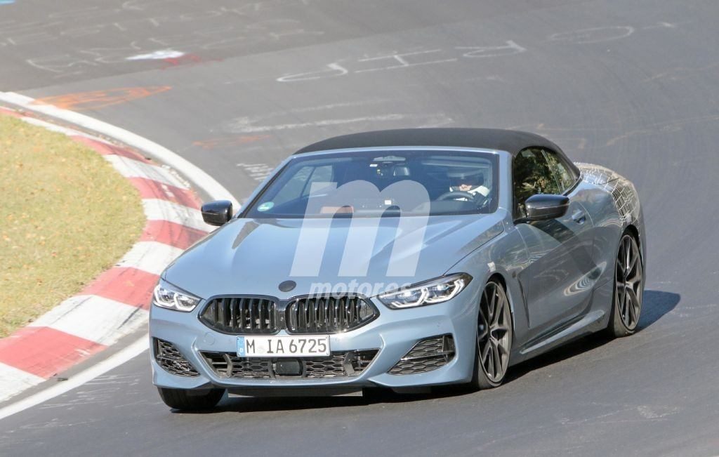 BMW M850i Cabrio Spy Nurburgring 2018 BMW Serie 8 Cabrio (2)