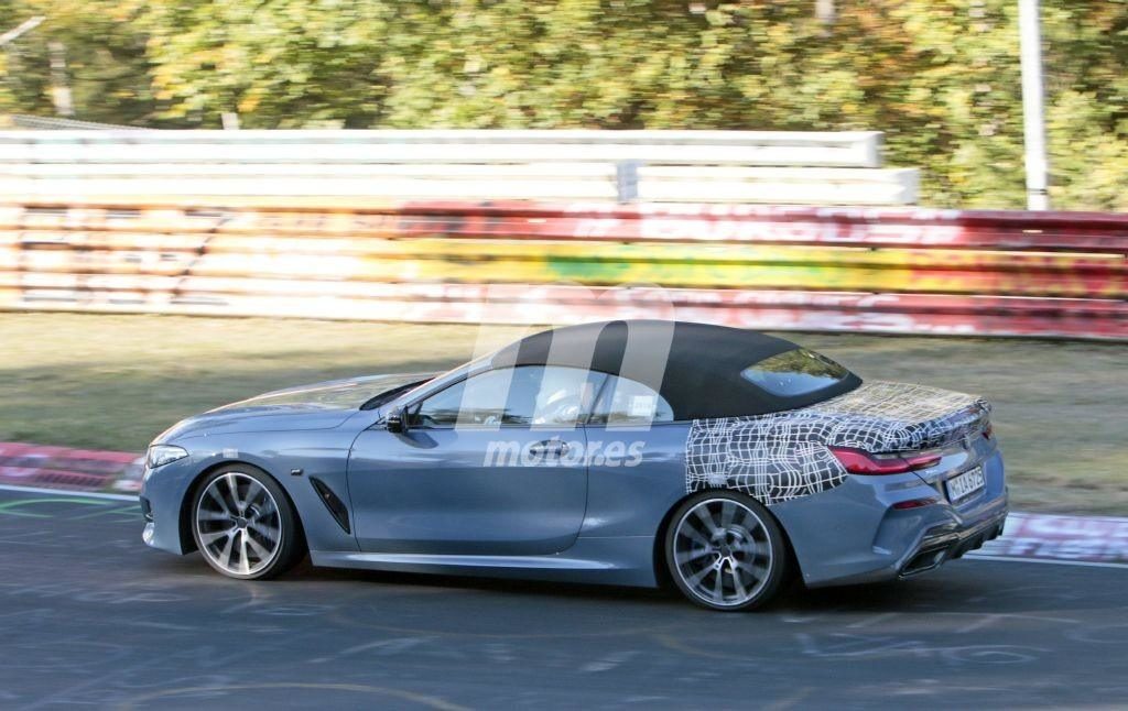 BMW M850i Cabrio Spy Nurburgring 2018 BMW Serie 8 Cabrio (5)