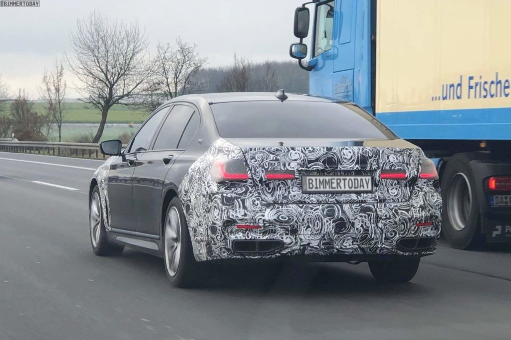 BMW Serie 7 facelift 2019 Spy - BMW M760Li xDrive LCI - G12 G11