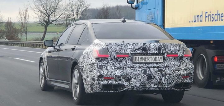 BMW Serie 7 facelift 2019 Spy - BMW M760Li xDrive LCI - G12 G11