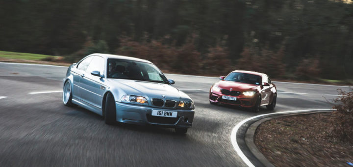 BMW M3 CSL E46 vs BMW M2 Competition F87 2019 (14)