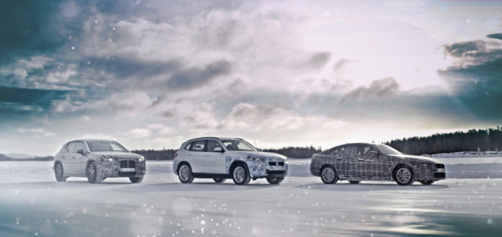 BMW iX3, BMW i4, BMW iNEXT North Pole Testing 2019