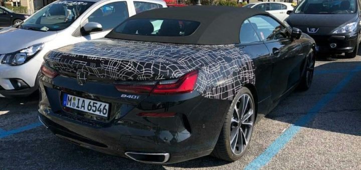 BMW 840i Cabrio Spy (2)