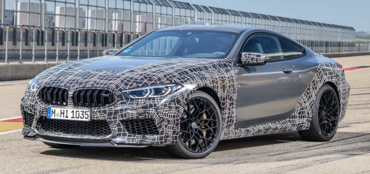 BMW M8 Coupe' 2020 Teaser Spy F91 (1)