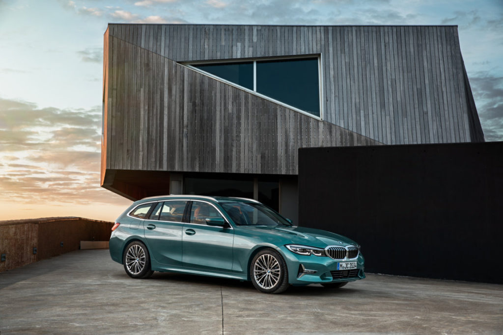 BMW Serie 3 Touring 2019 - Luxury Line - Blue Ridge Mountain Metallic - BMW Rims Styling 781 bicolor - G21 (2)