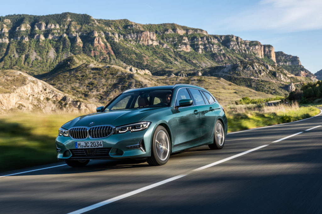 BMW Serie 3 Touring 2019 - Luxury Line - Blue Ridge Mountain Metallic - G21