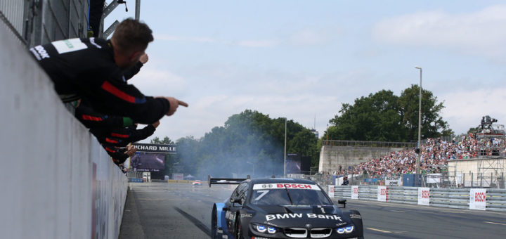 BMW M4 DTM - Norisring (GER) 07th July 2019. BMW M Motorsport, DTM Rounds 7 & 8, Winner Bruno Spengler (CAN) #7 BMW Bank M4 DTM, , BMW Team RMG.