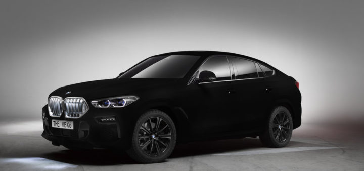 BMW X6 in Vantablack 2020 G06