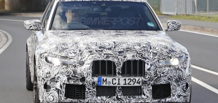 BMW M3 G80 2020 Spy - Open Grille