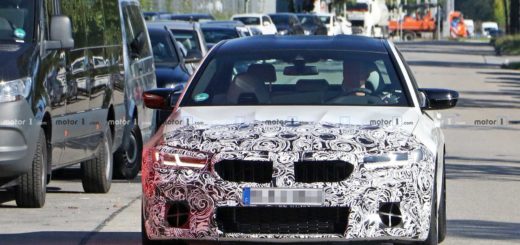 BMW M5 Facelift 2021 Spy F90 S68 Engine