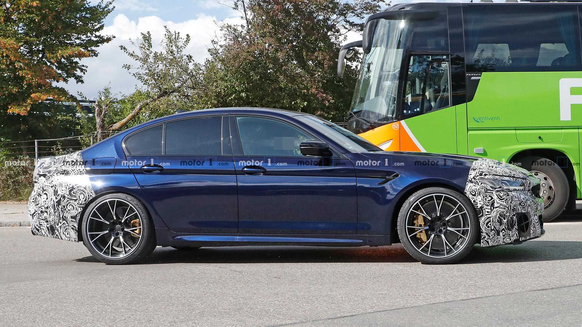 BMW M5 facelift 2021 Spy LCI - BMW M5 F90 (7) - BMWnews