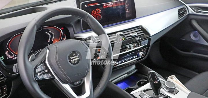 BMW Serie 5 LCI 2021 Spy Interior G30 G31