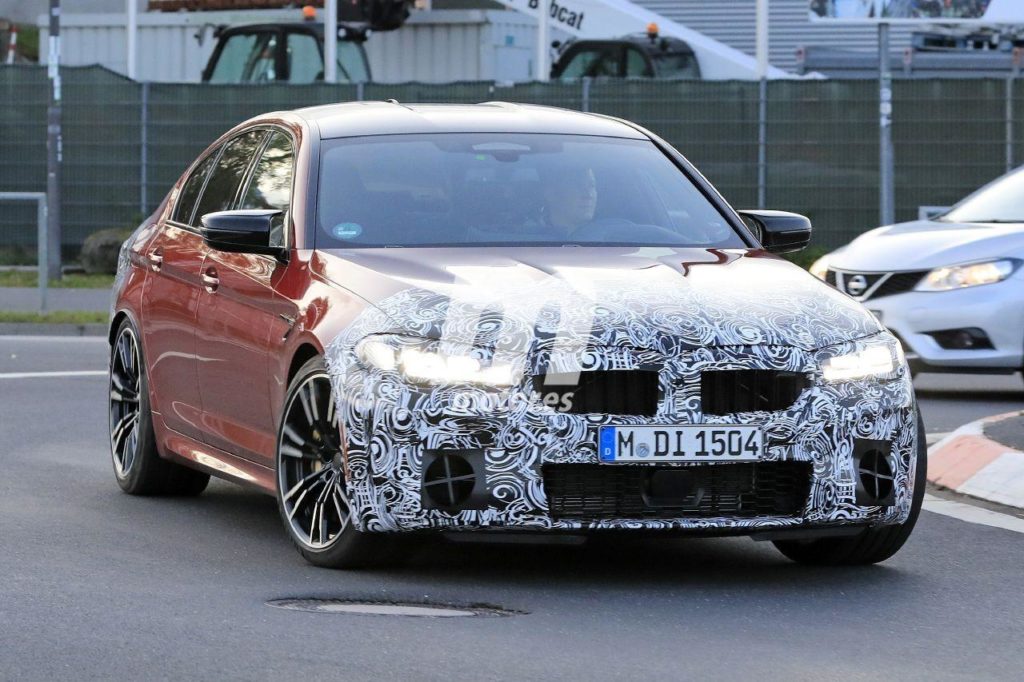 BMW M5 Facelift LCI 2021 Spy 'Ring